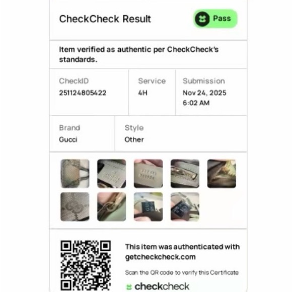 Gucci Beige and Olive Women's Tote Bag - Picture 9 of 10